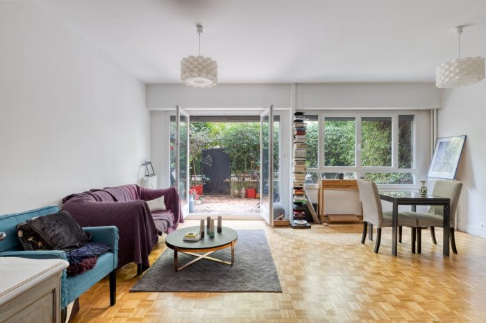 Living room opening to the garden — alternate angle
